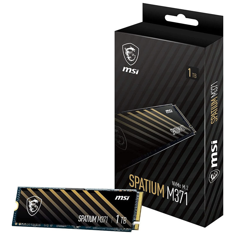 MSI SPATIUM M371 1TB NVMe M.2 Internal SSD