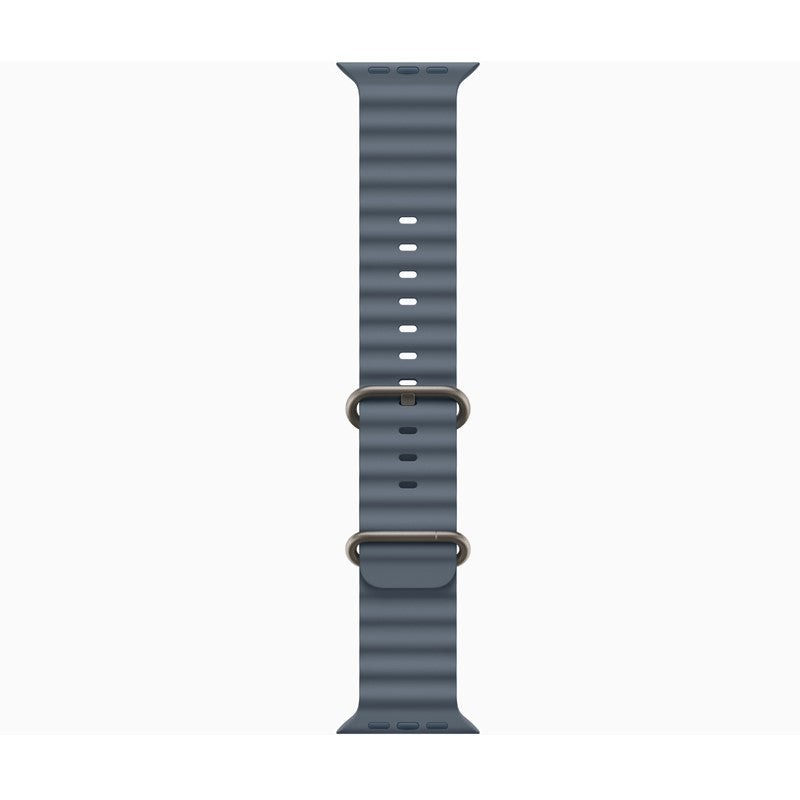 Apple Watch Ultra 3, 49mm, Natural Titanium Case, Anchor Blue Ocean Band, (GPS+Cellular)