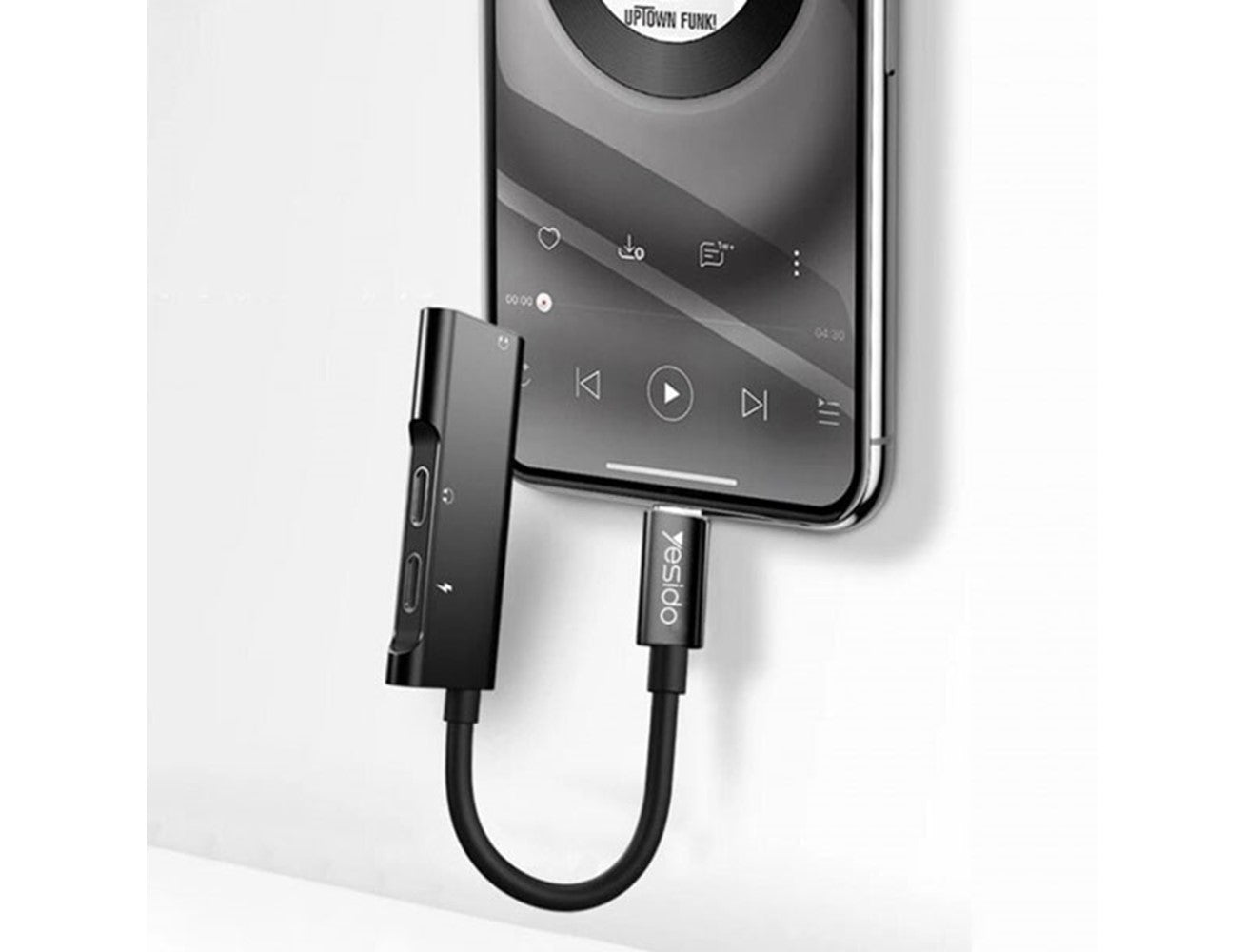 Yesido YAU13 3 in 1 Audio and Charging Adapter