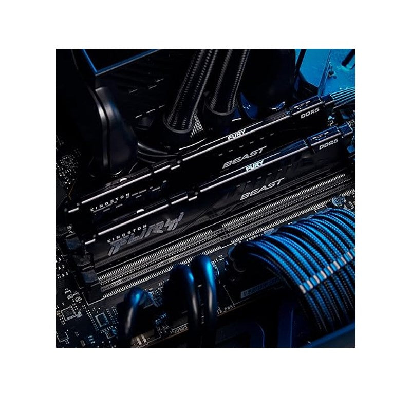 Kingston FURY Beast 16 GB (8GB x 2) DDR5 5200MHz RAM Memory Kit - Black