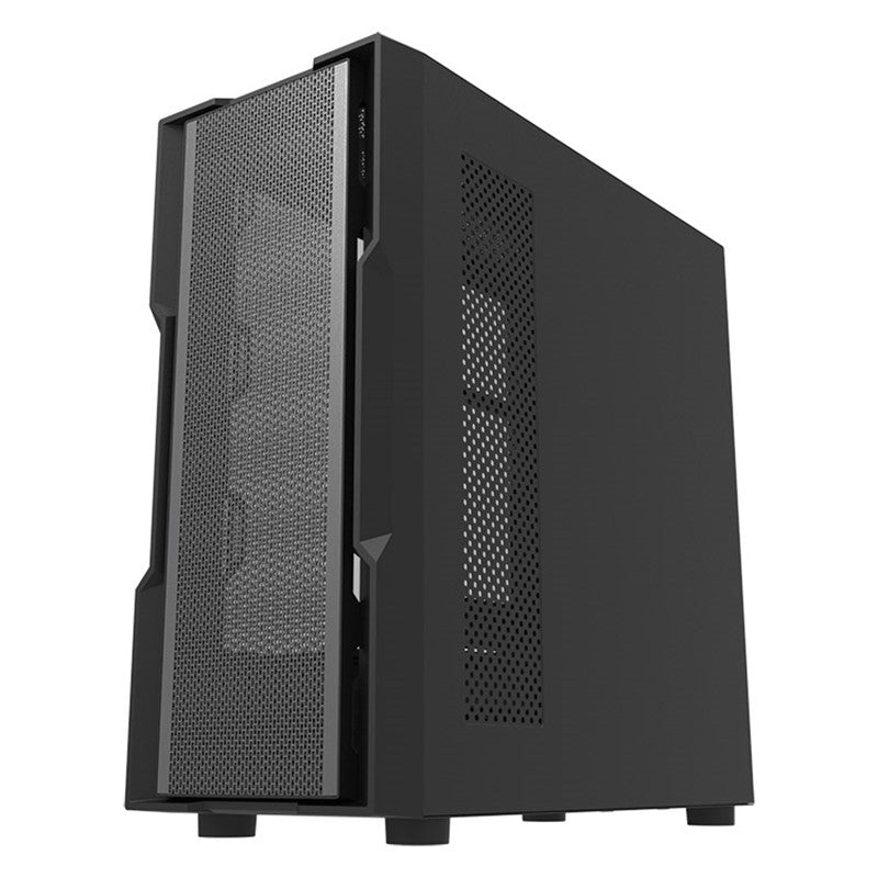حقيبة الألعاب Aigo DarkFlash DK431 Mesh E-ATX Full Tower (مع 4 مراوح ARGB باللون الأسود) - أبيض