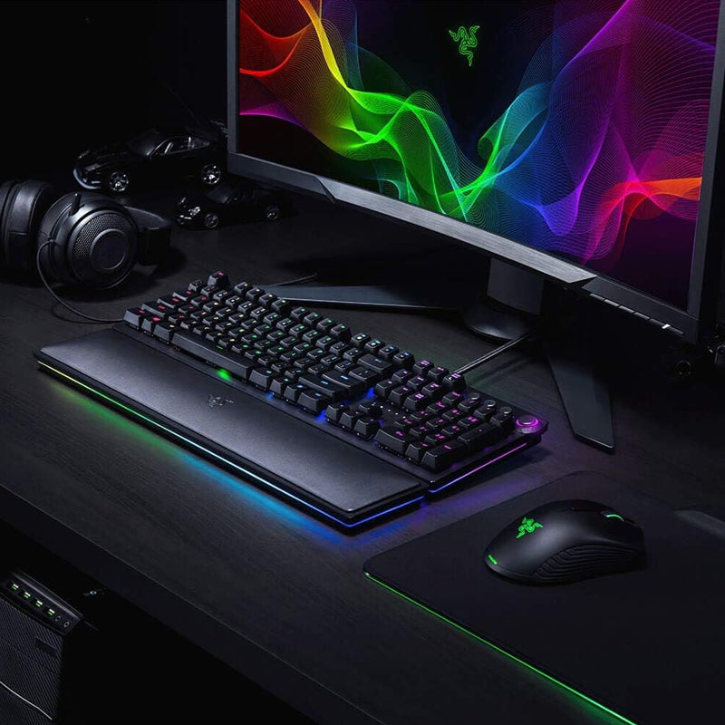 Razer Huntsman Elite Optical Gaming Keyboard with Razer Chroma RGB (Optical Purple Switches) (US Layout) - Black