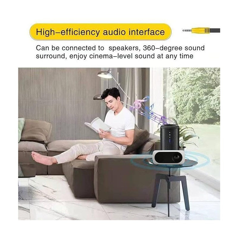 Volto Star 202 Pocket Portable Mini LED Projector 900 Lumens - White