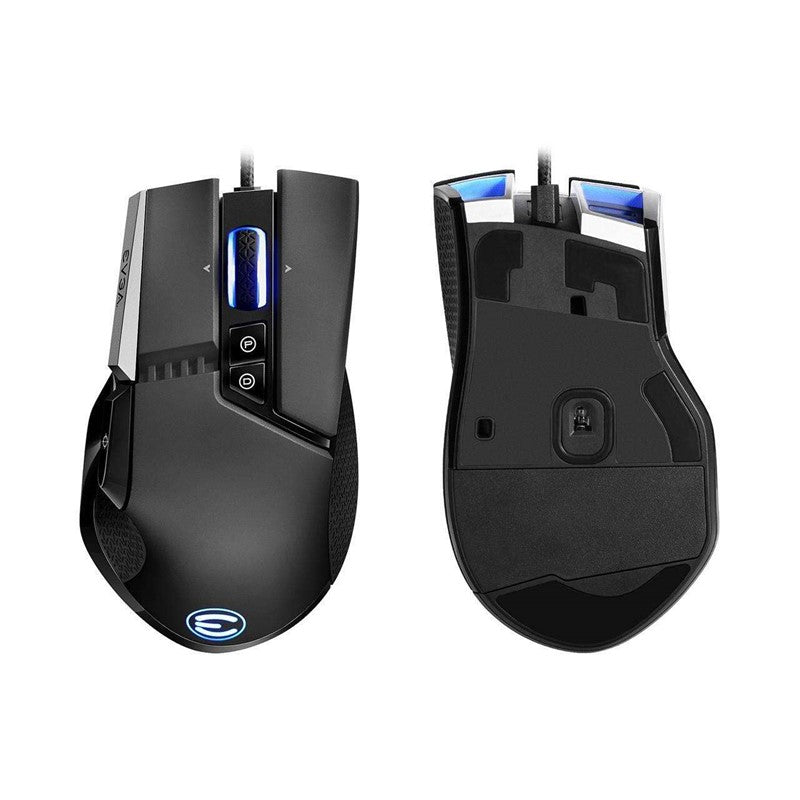 EVGA X17 Customizable, 16000 DPI, Wired Gaming Mouse - Black