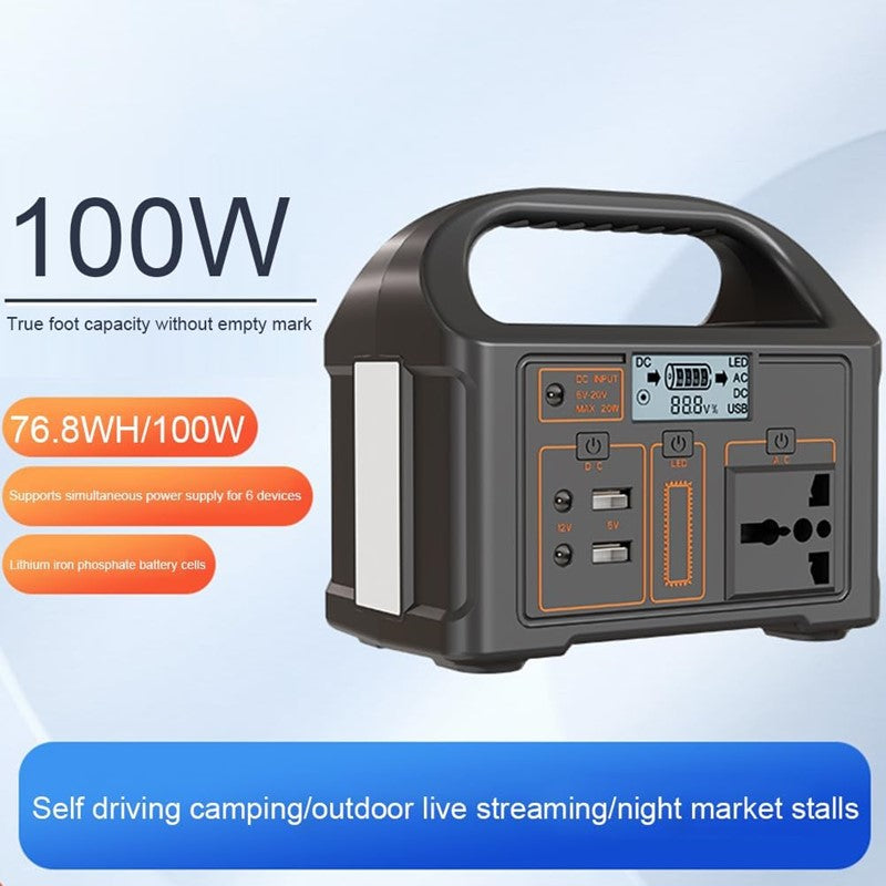 Gadgeton 100W Portable Solar Power Station | Blink Kuwait