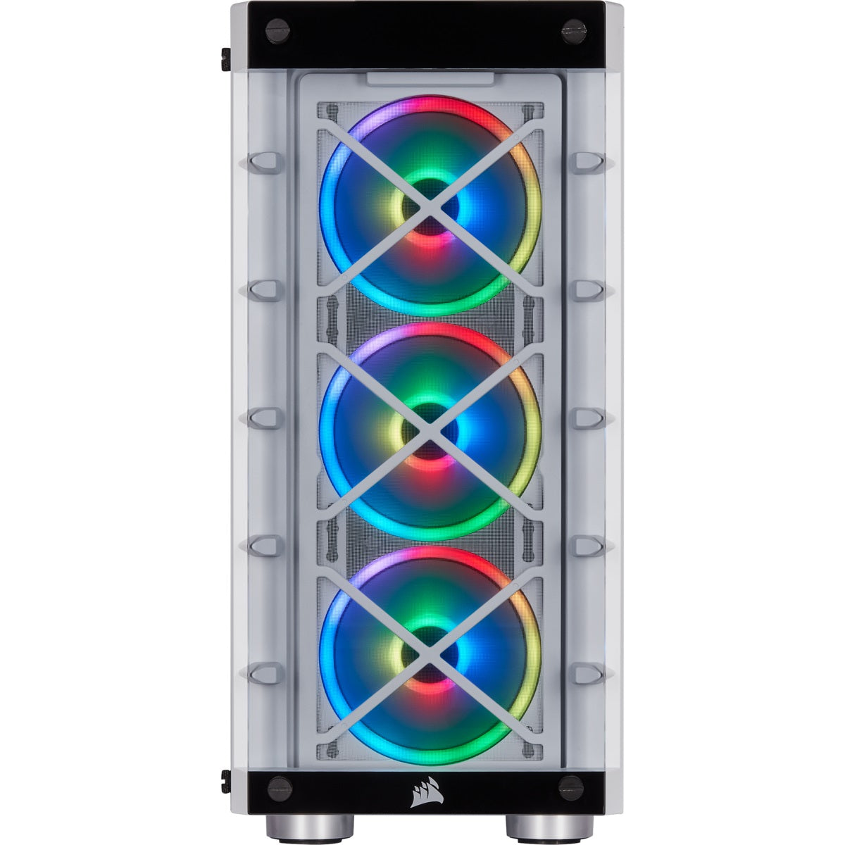 Corsair iCUE 465X RGB ATX Mid-Tower Gaming PC Case - White