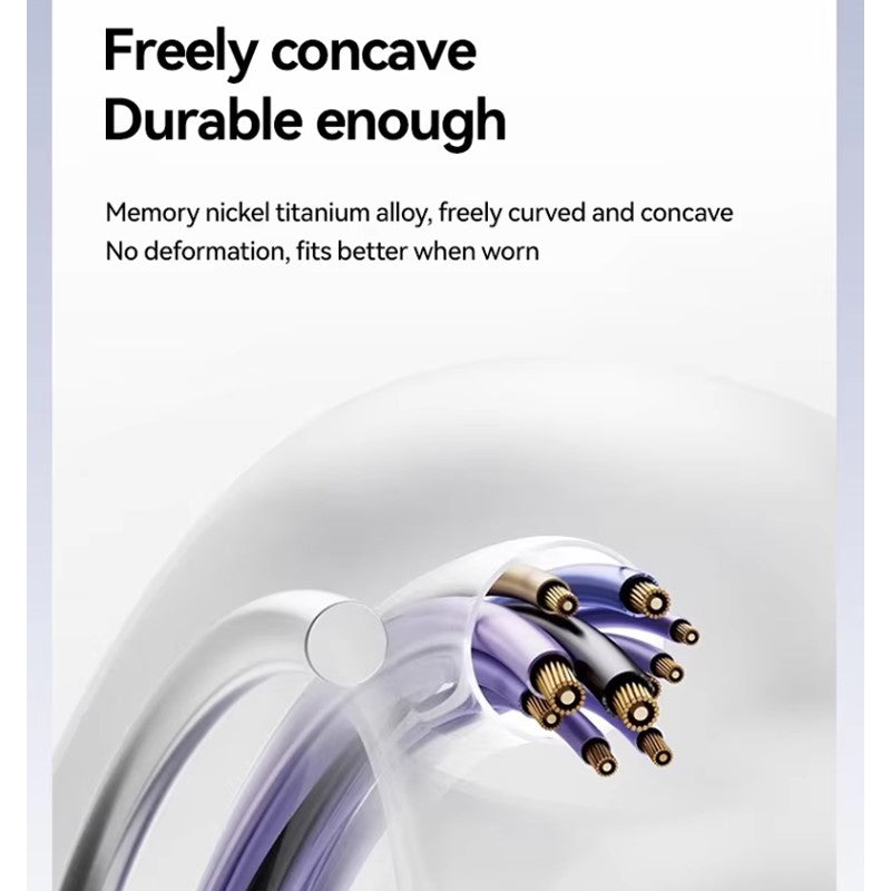 Open Clip-on Wireless  Ear Clip Sports Earbuds - Black