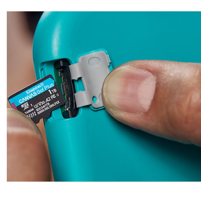 Kingston 1 TB microSDXC Canvas Go Plus Gen4 200 MB/s A2 U3 V30 Card + Adapter