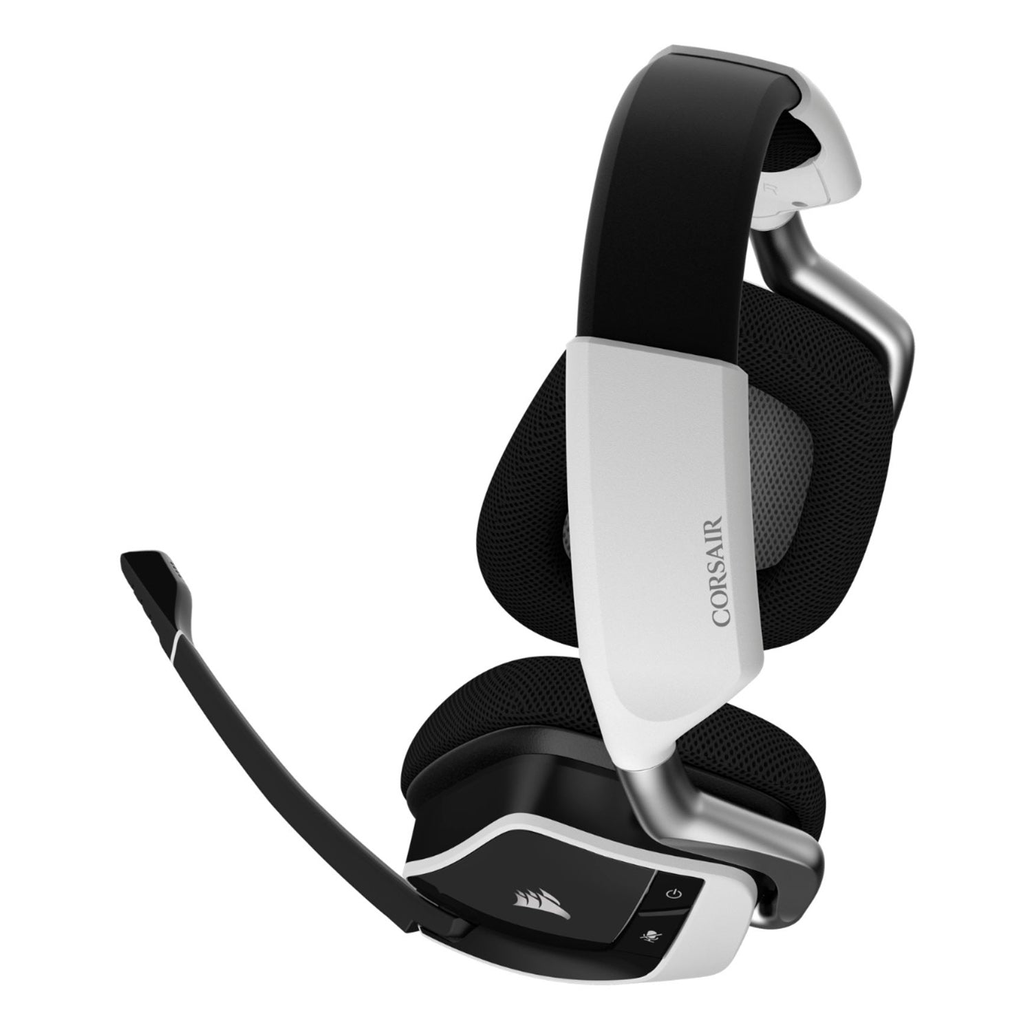Corsair VOID RGB ELITE Wireless Premium Gaming Headset with 7.1 Surround Sound - White
