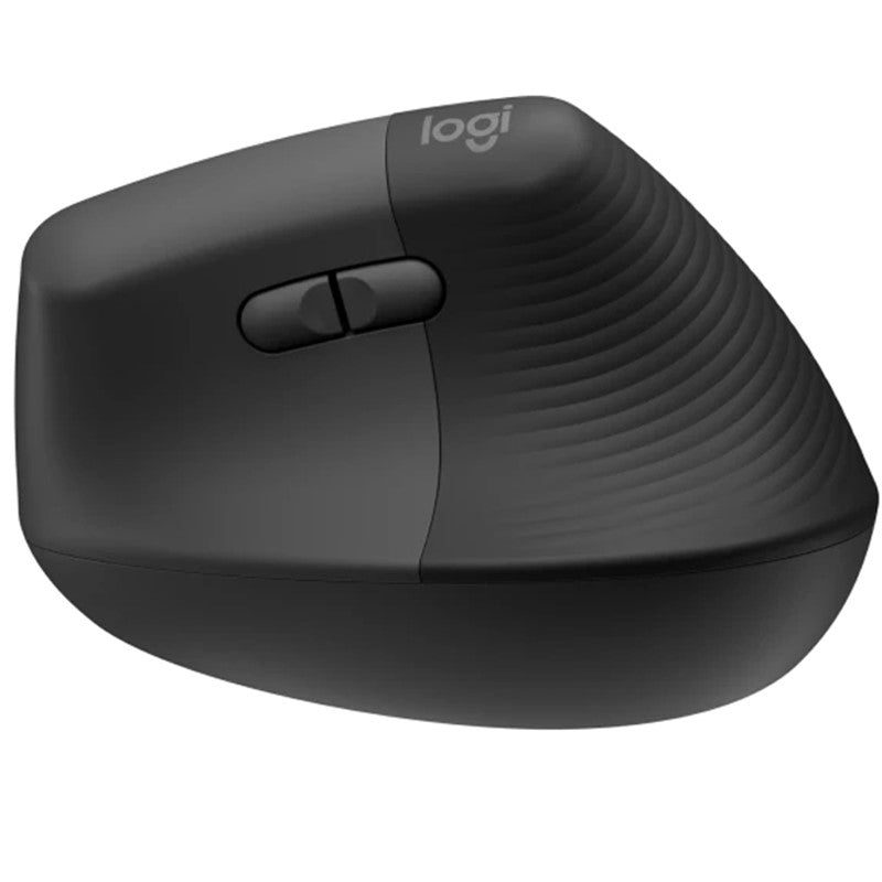 Logitech Lift Vertical Ergonomic W/L & BT Mouse - Graphite