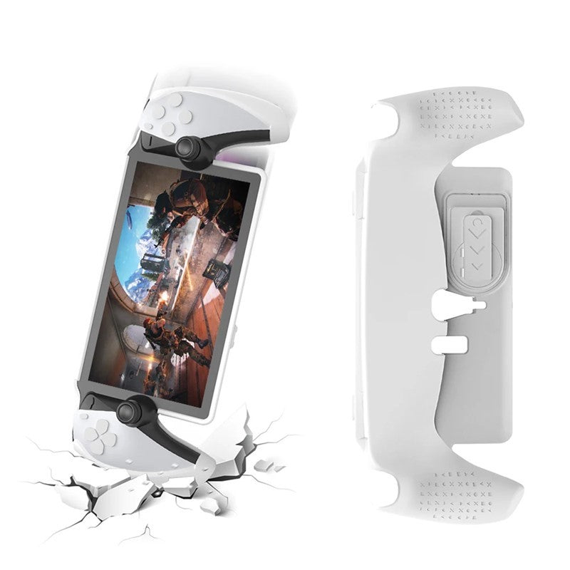 JYS PlayStation 5 (PS5) Portal Remote Console Protective TPU Case with Kickstand – White (Pack of 2)