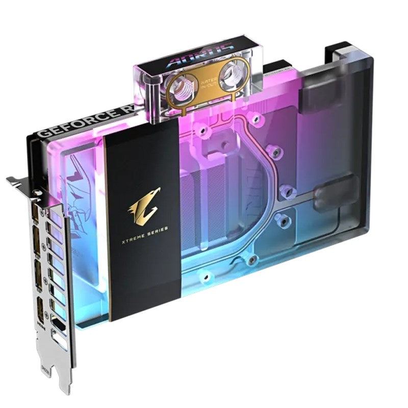 GIGABYTE AORUS GeForce RTX 5080 XTREME WATERFORCE WB 16GB GDDR7 Gaming Graphics Card