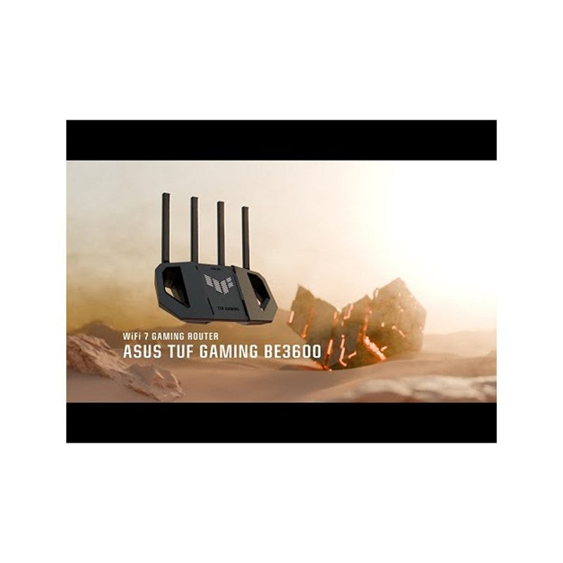 Asus TUF Gaming BE3600 Dual Band Wi-Fi 7 Gaming Router - Black - Open Box