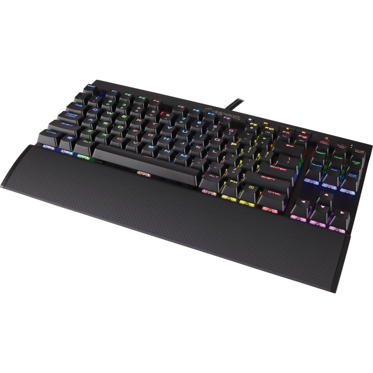 Corsair K65 RGB RAPIDFIRE TKL Wired Mechanical Gaming Keyboard (CHERRY MX Speed RGB) - Black