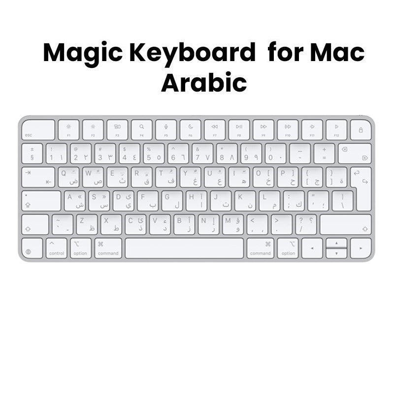 Apple Mac Mini M4 Chip with 10-Core CPU, 10-Core GPU, 16 GB RAM, 512 GB SSD + Apple Magic Keyboard (USB-C) - Arabic + Apple Magic Mouse (USB‑C) Multi-Touch Surface - White