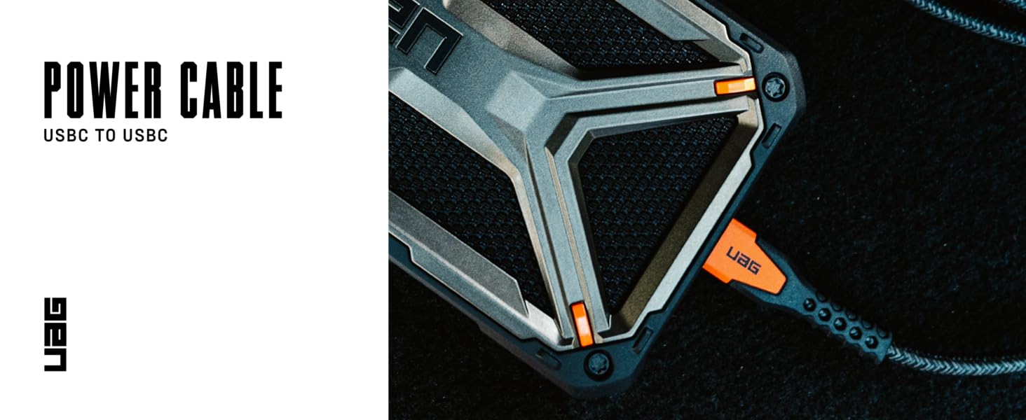 UAG USB-C To USB-C 1.5 M Rugged Kevlar Cable