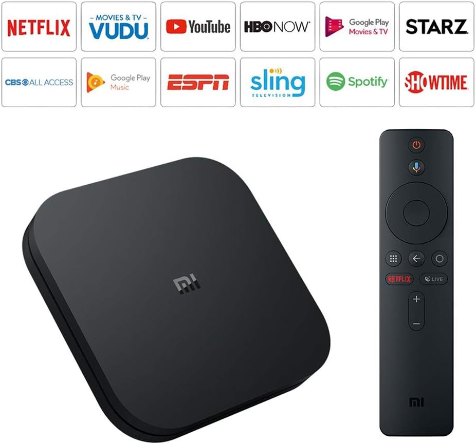 Xiaomi Mi TV Box S (2nd Gen) TV Box 4K Ultra HD Streaming Media Player - Black