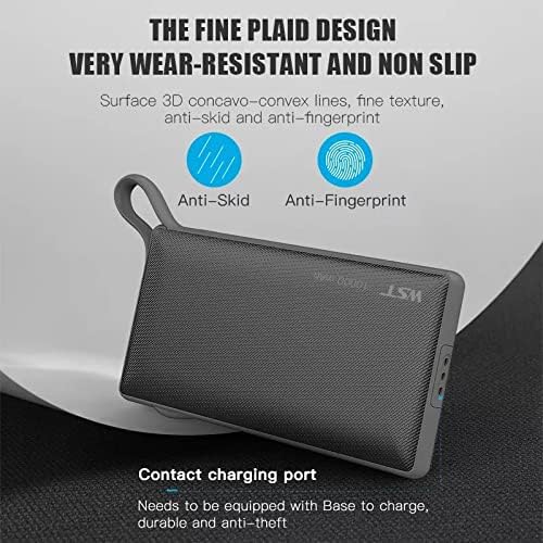 WST 8 in 1 Power Bank Docking Station (8 x 10000 mAh) with Built-in Cable (Lightning/Micro USB/Type C) - 18 Months Warranty