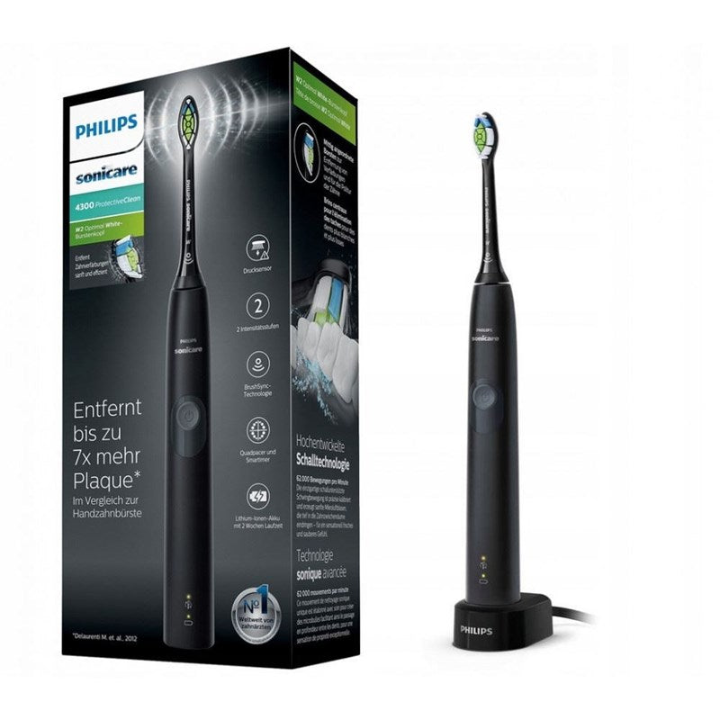 Philips Sonicare Protectiveclean 4300 Sonic Electric Toothbrush - Black