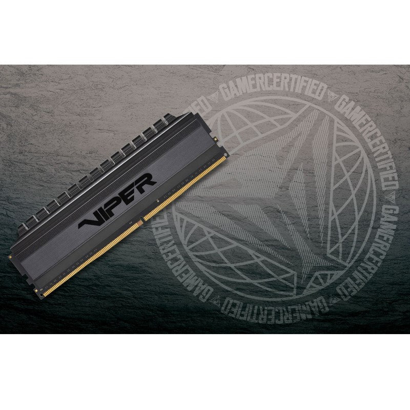 Patriot Viper 4 Blackout Series 32GB (2 x 16GB) DDR4 3200 MHz RAM Memory Kit - Black