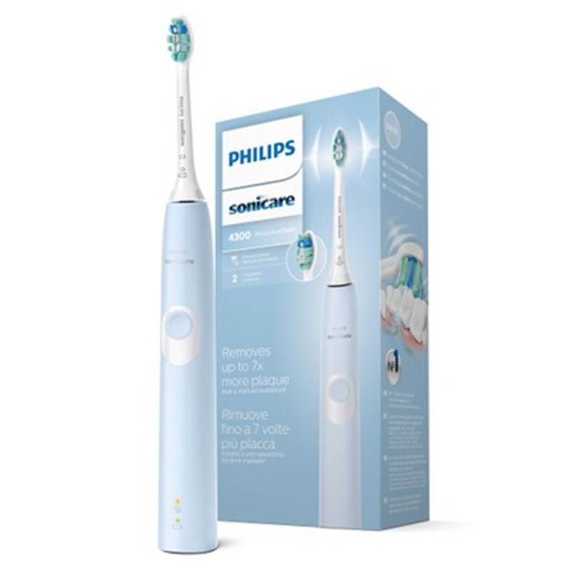 Philips Sonicare ProtectiveClean 4300 Sonic Electric Toothbrush - Light Blue