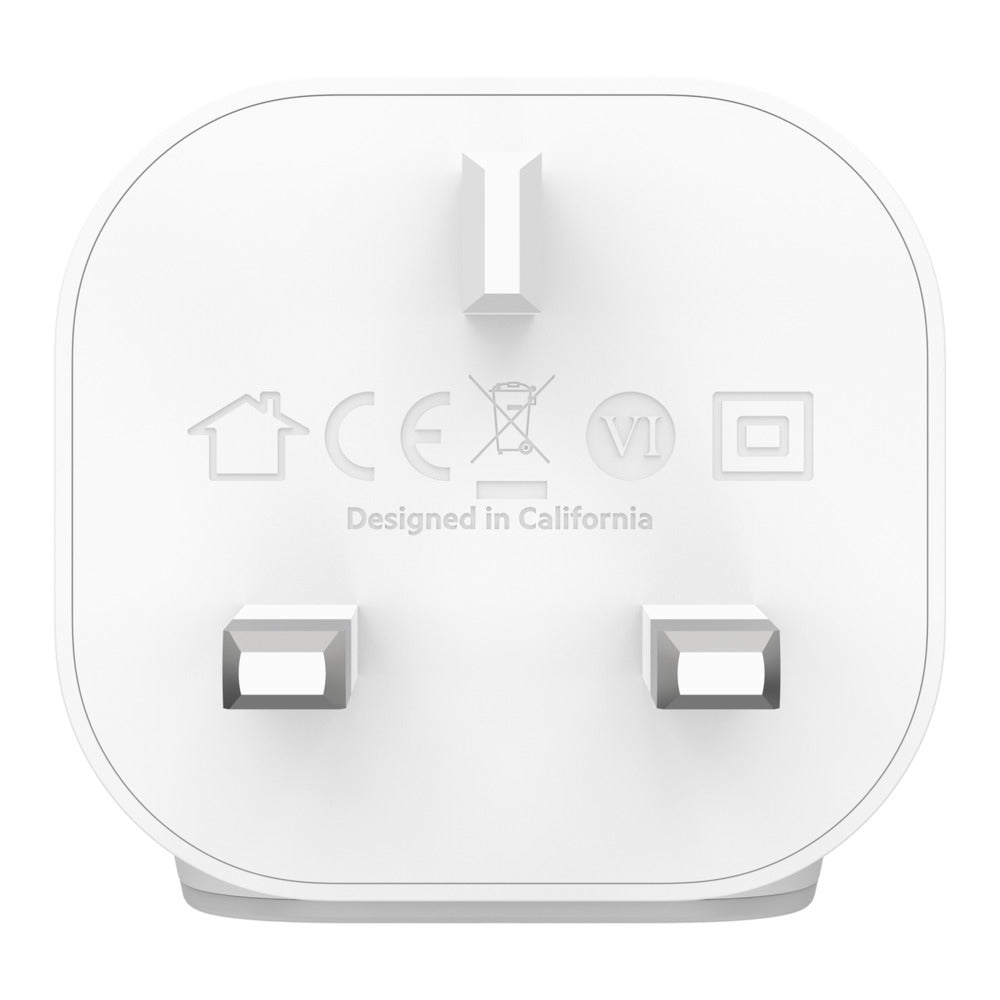 Belkin WCA003myWH Boost Charge USB-C Wall Charger Plug 20W for Apple , Google, Oppo, Samsung and Huawei Phones, White