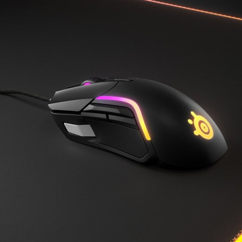 SteelSeries Rival 5 RGB Wired Gaming Mouse - Black