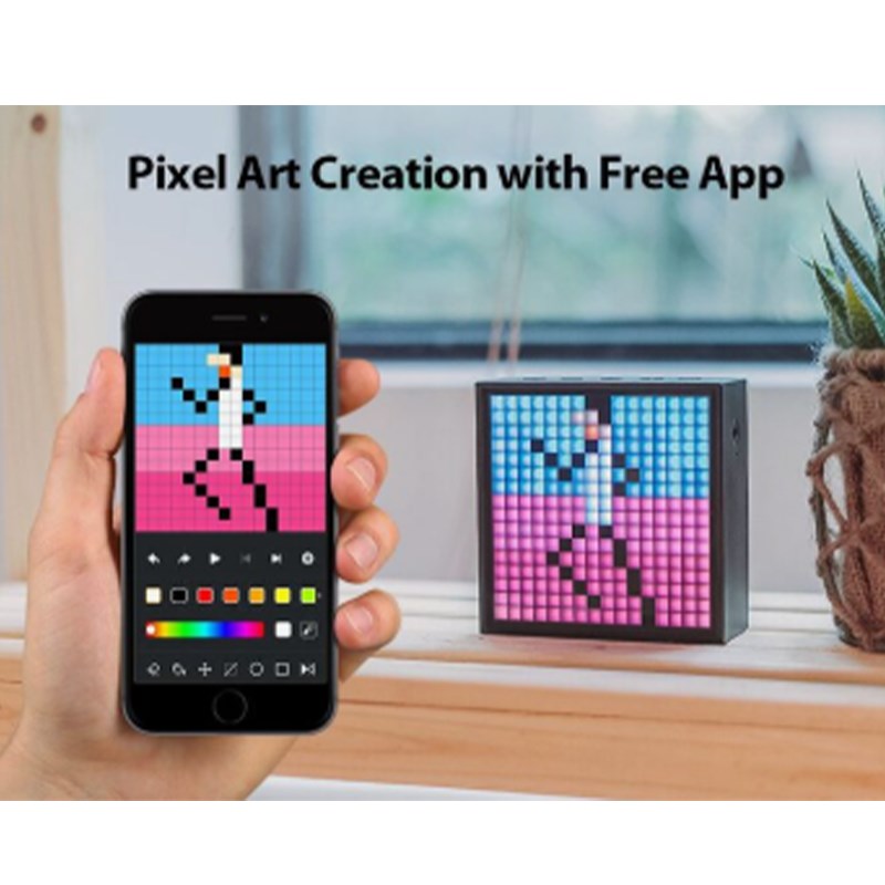 Divoom Pixoo 16 x 16 Dot Tone Bluetooth Pixel Photo Frame