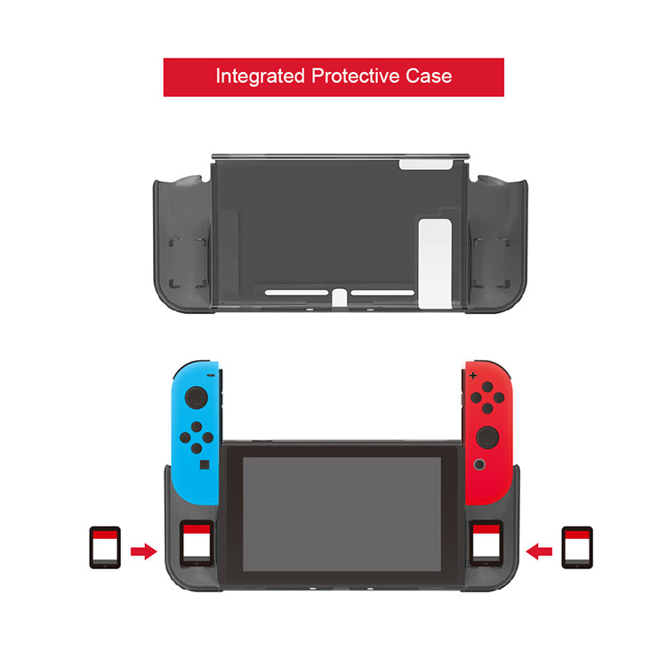 Dobe 6 in 1 Protective Pack for Nintendo Switch