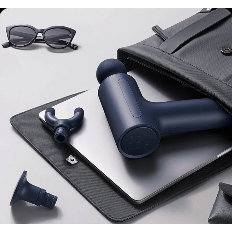 Xiaomi Mi Handheld Muscle Massage Gun 2 with 2 Massage Heads - Blue