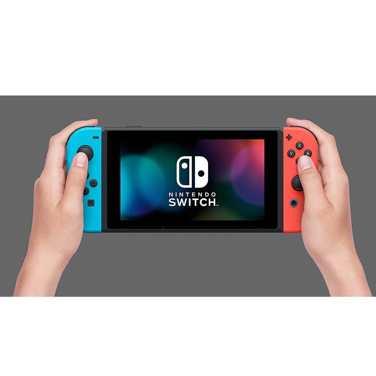 Nintendo Switch Gaming Console with Extended Battery - Neon Blue/Red Joy-Con