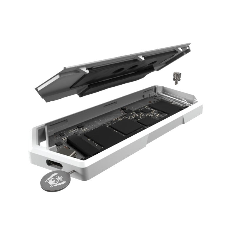 Asus ROG Strix ARION Hatsune Miku Edition M.2 NVMe SSD Enclosure - Moonlight White