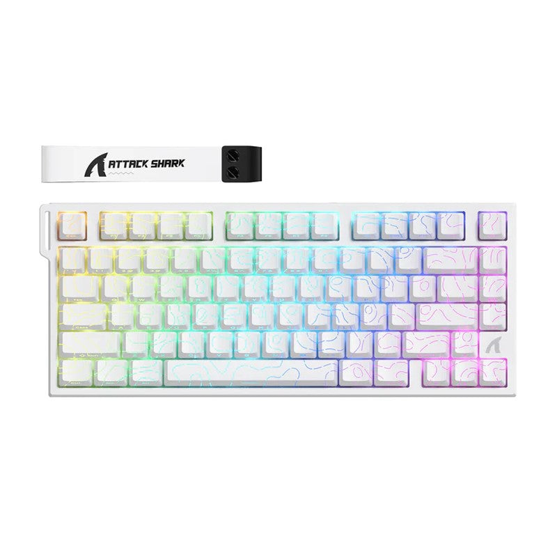 ATTACK SHARK R82 HE Rapid Trigger 75% Wired 8KHz Magnetic Keyboard With 0.005mm RT