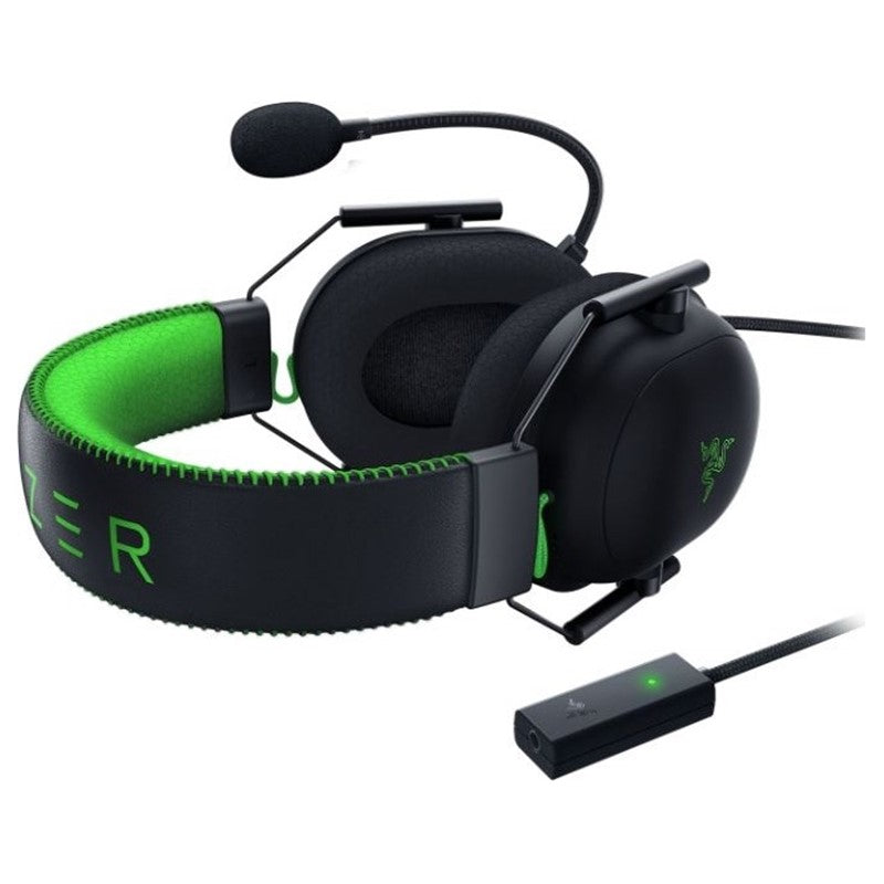 Razer Blackshark V2 Special Edition Multi-Platform Wired Gaming Headset - Black/Green