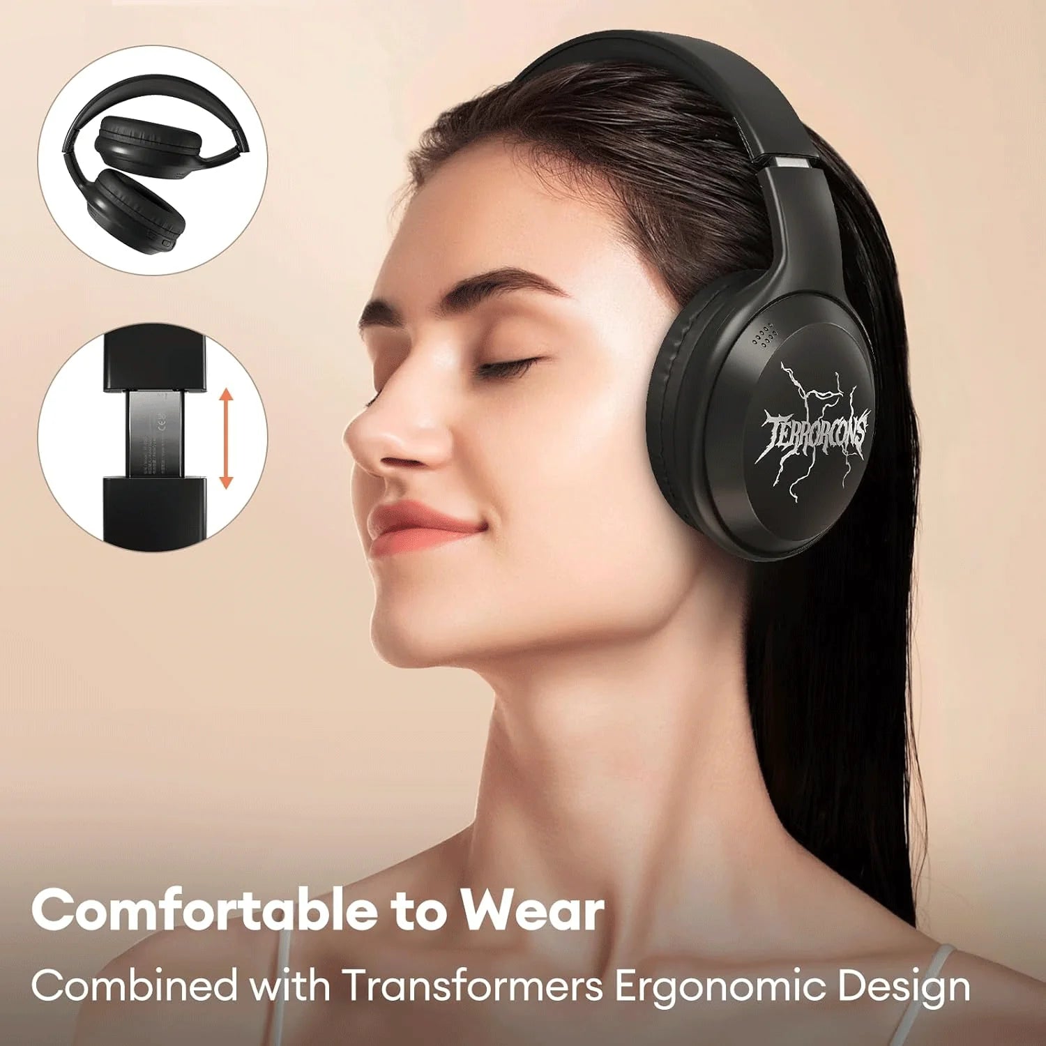 Transformers TF-G06 Head-Mounted Bluetooth Headphones