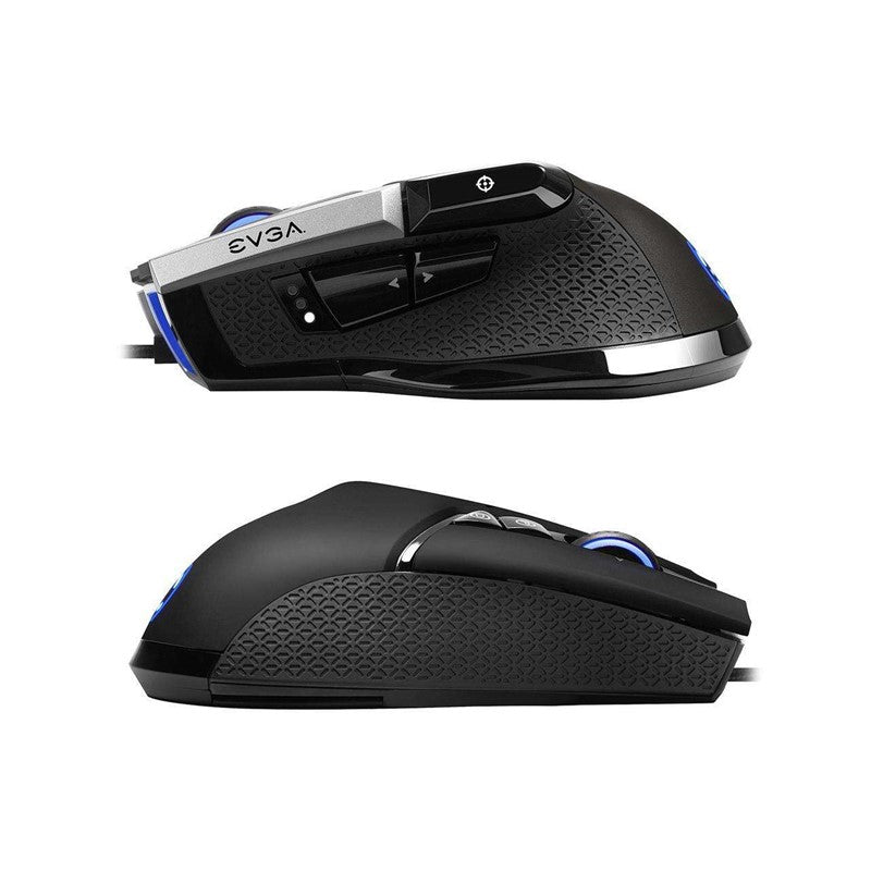 EVGA X17 Customizable, 16000 DPI, Wired Gaming Mouse - Black