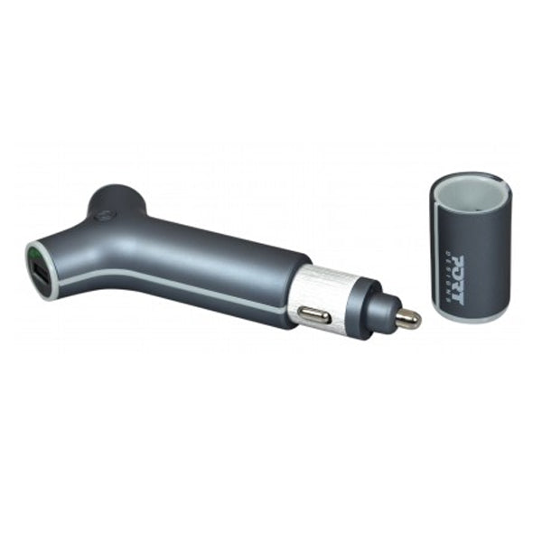 Car Charger (12/24V) with Power bank Integrated 2200 mAh power bank