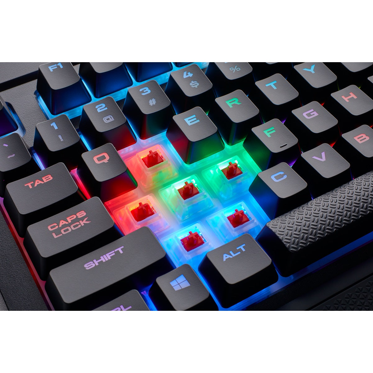 Corsair K68 RGB Mechanical Gaming Keyboard (CHERRY MX Red Switch) - Black