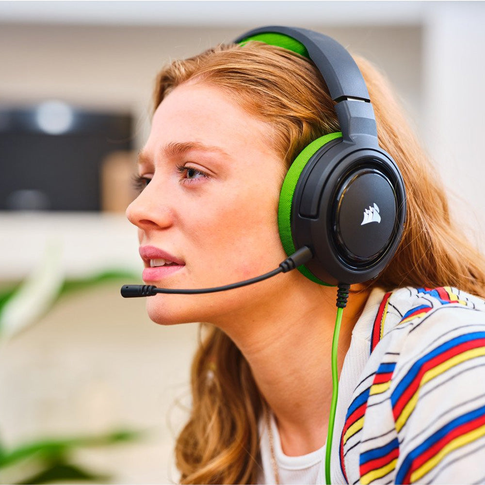 Corsair HS35 Stereo Gaming Headset - Green