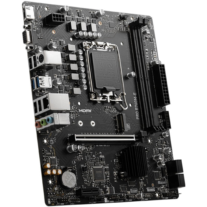 MSI PRO B760M-E DDR5 M-ATX Gaming Motherboard