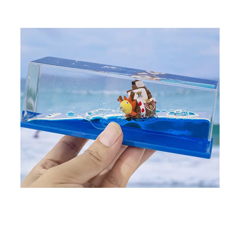 One Piece Liquid Drift Acrylic Bottle - Thousand Sunny