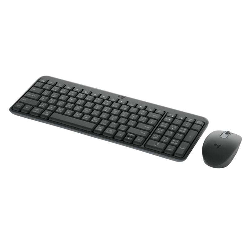 Logitech MK250 Compact Bluetooth Wireless Combo, Keyboard & Mouse, English/Arabic - Graphite