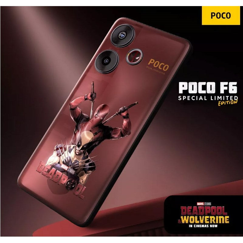 POCO F6 5G Phone, 256 GB, 12 GB RAM, Dual SIM, Deadpool Edition