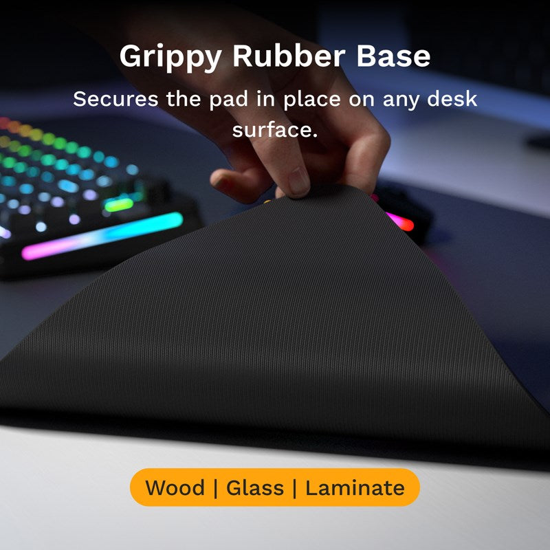 Glorious GMP 2 Edgeless Cloth Gaming Mouse Pad Medium (205 mm x 255 mm) - Black