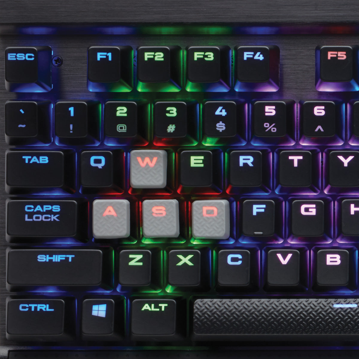 Corsair K65 RGB RAPIDFIRE TKL Wired Mechanical Gaming Keyboard (CHERRY MX Speed RGB) - Black