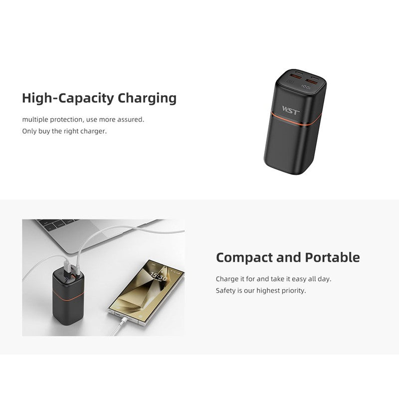 WST 20000mAh (70W) Power Bank - Black