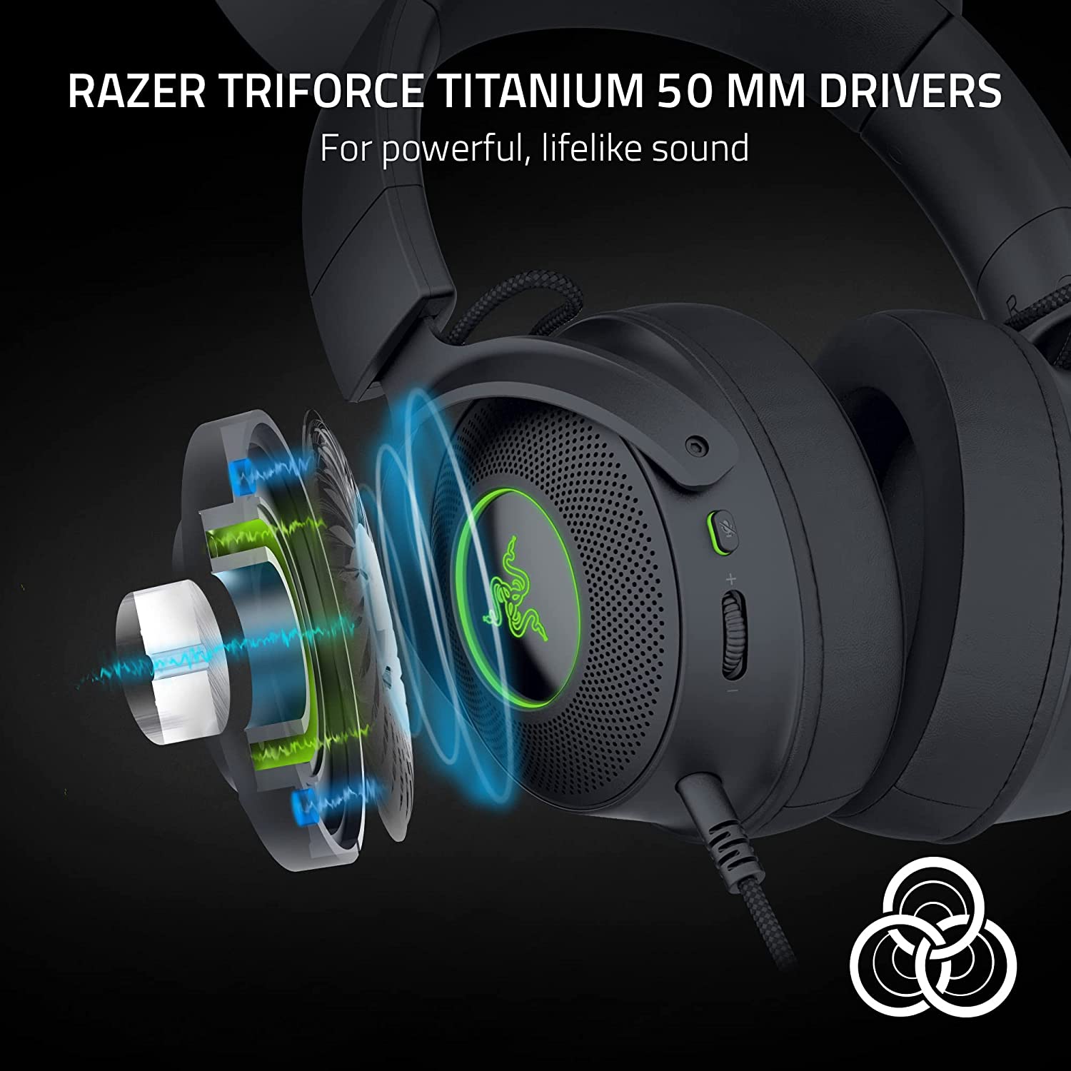 Razer Kraken Kitty V2 Pro Wired RGB Headset with Interchangeable Ears