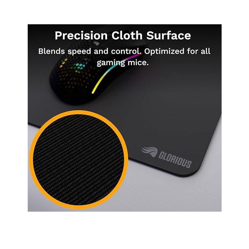 Glorious GMP 2 Edgeless Cloth Gaming Mouse Pad XL - Black