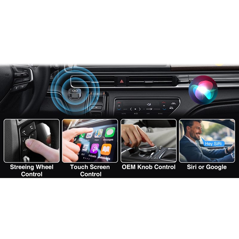 2 In 1 CarPlay Android Auto Box Turn Wired CarPlay Android Auto To Wireless CarPlay