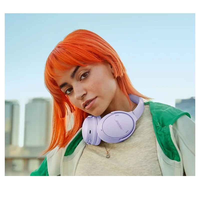 Bose QuietComfort Headphones Over-Ear Wireless, Chilled Lilac